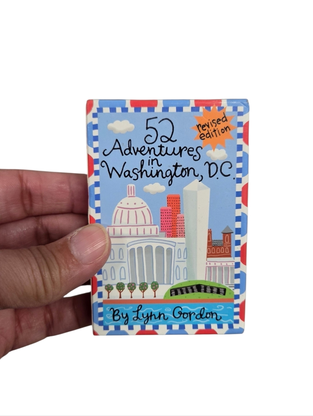 2007 52 Adventures in Washington, D.C. Illustrated Card Deck - Blue & Red